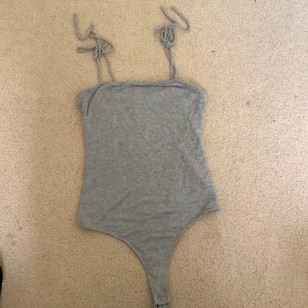 Abercrombie & Fitch grey bodysuit